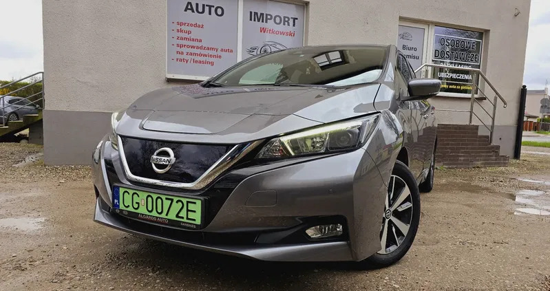 nissan leaf Nissan Leaf cena 72990 przebieg: 48000, rok produkcji 2018 z Nowe Miasto Lubawskie